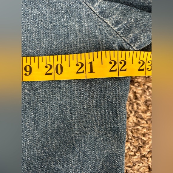 RAMA of USA vintage women’s 100% cotton denim top size medium - Picture 9 of 10